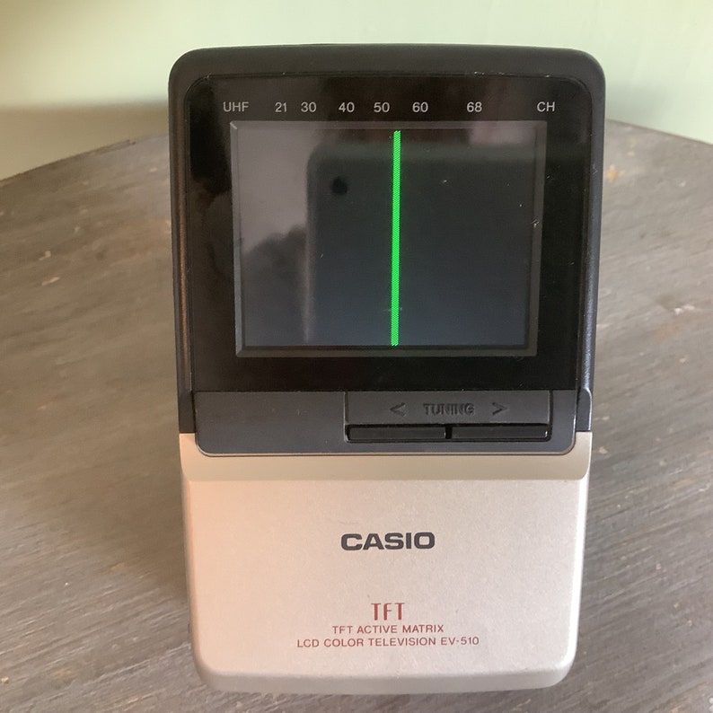 Vintage Casio TFT Active Matrix LCD Color Television EV 510, Collector Item 1990s image 6