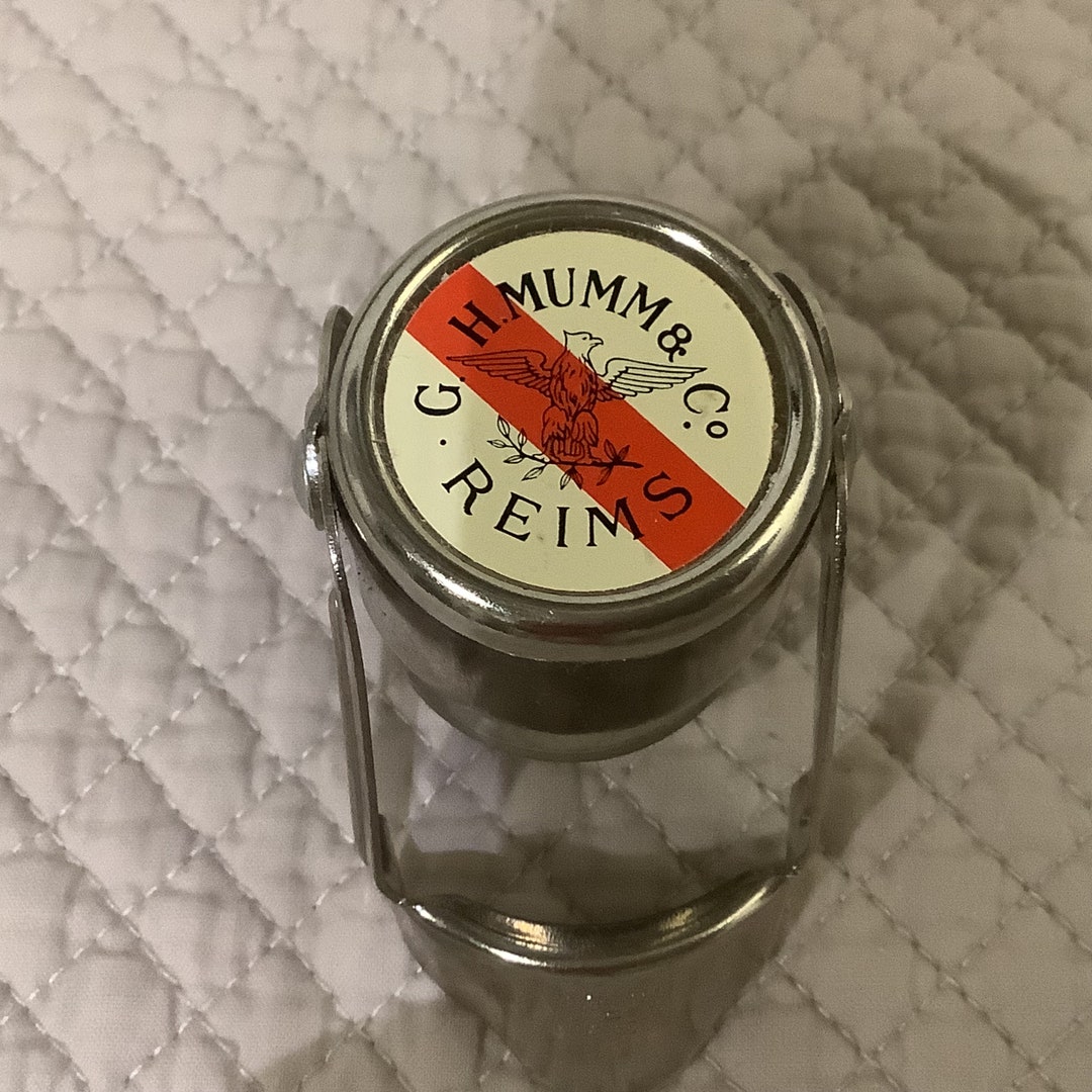 G H MUMM & Co Champagne Bottle Stopper, Metal Etsy