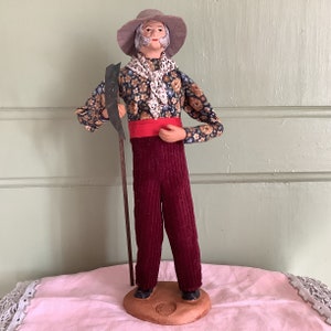 French Vintage Provençal Santon Figurine, Collectible Santon, French Nativity Figure