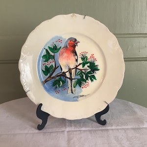 French Limoges hand painted porcelain plate, french decor, collectible plate, French Porcelain