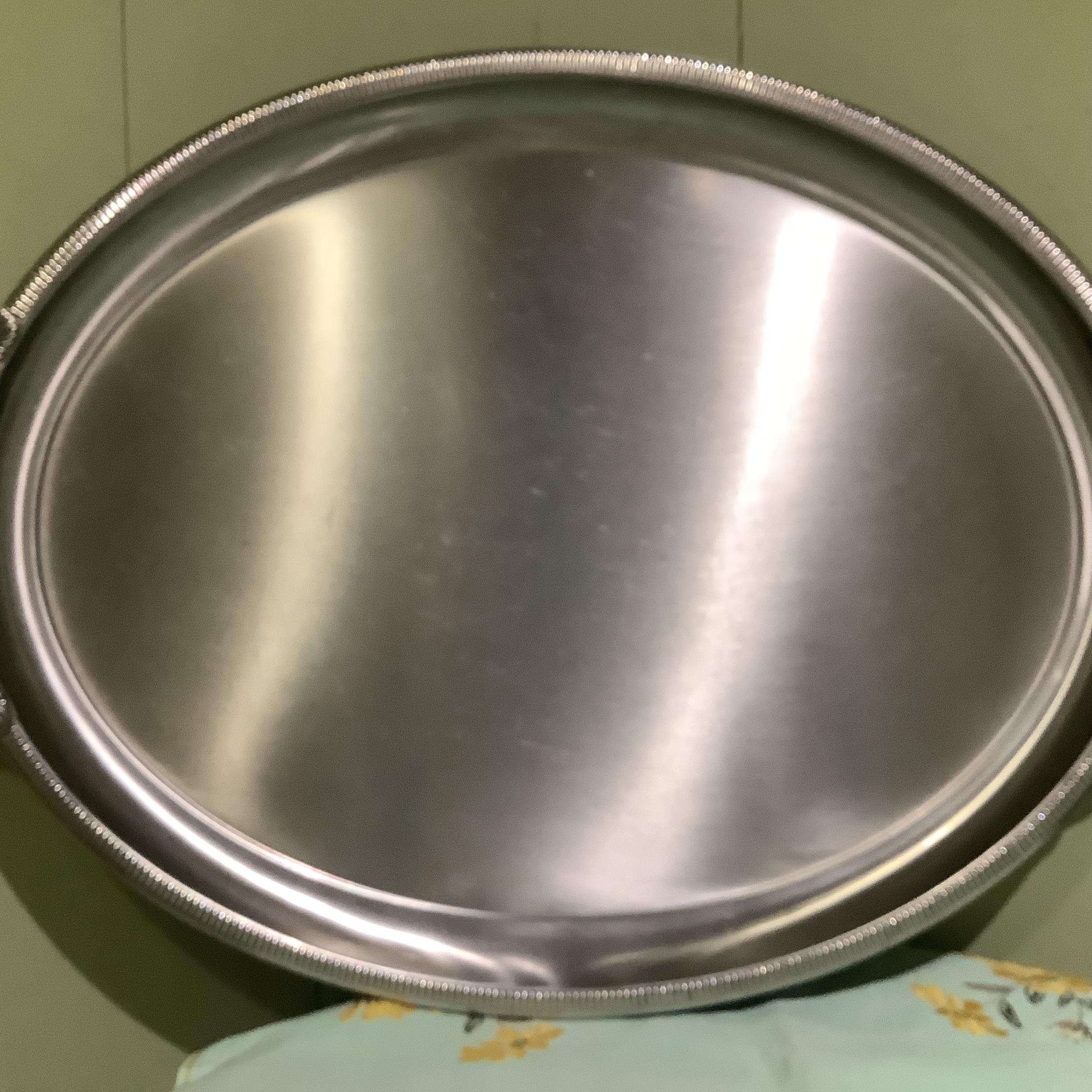 Très Grand Plat De Service Jean Couzon - Inox 18/10 - 65 Cm - Jamais Utilisé
