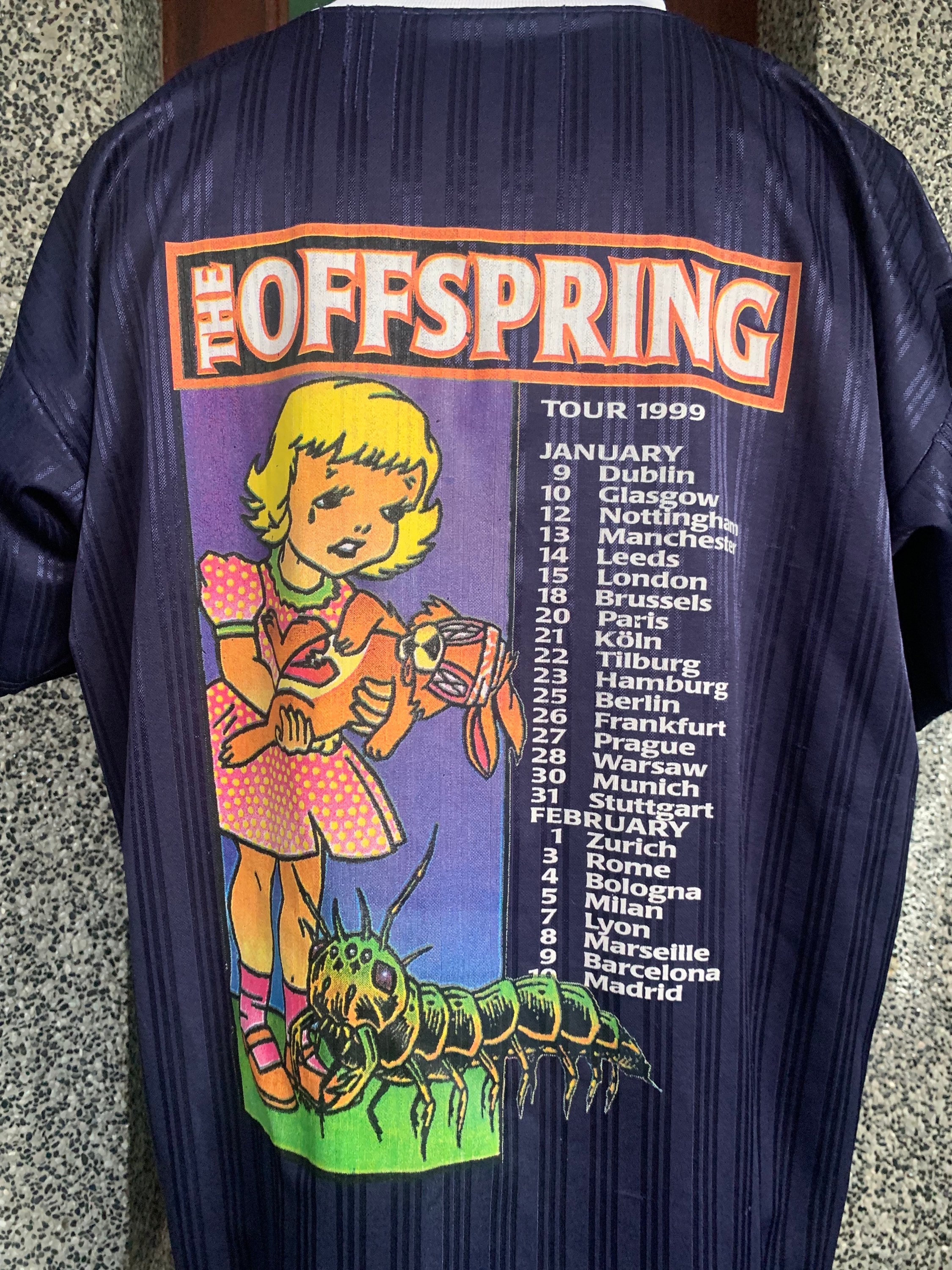 Vintage 90s the Offspring Tour 1999 Rock Band Jersey Shirt - Etsy