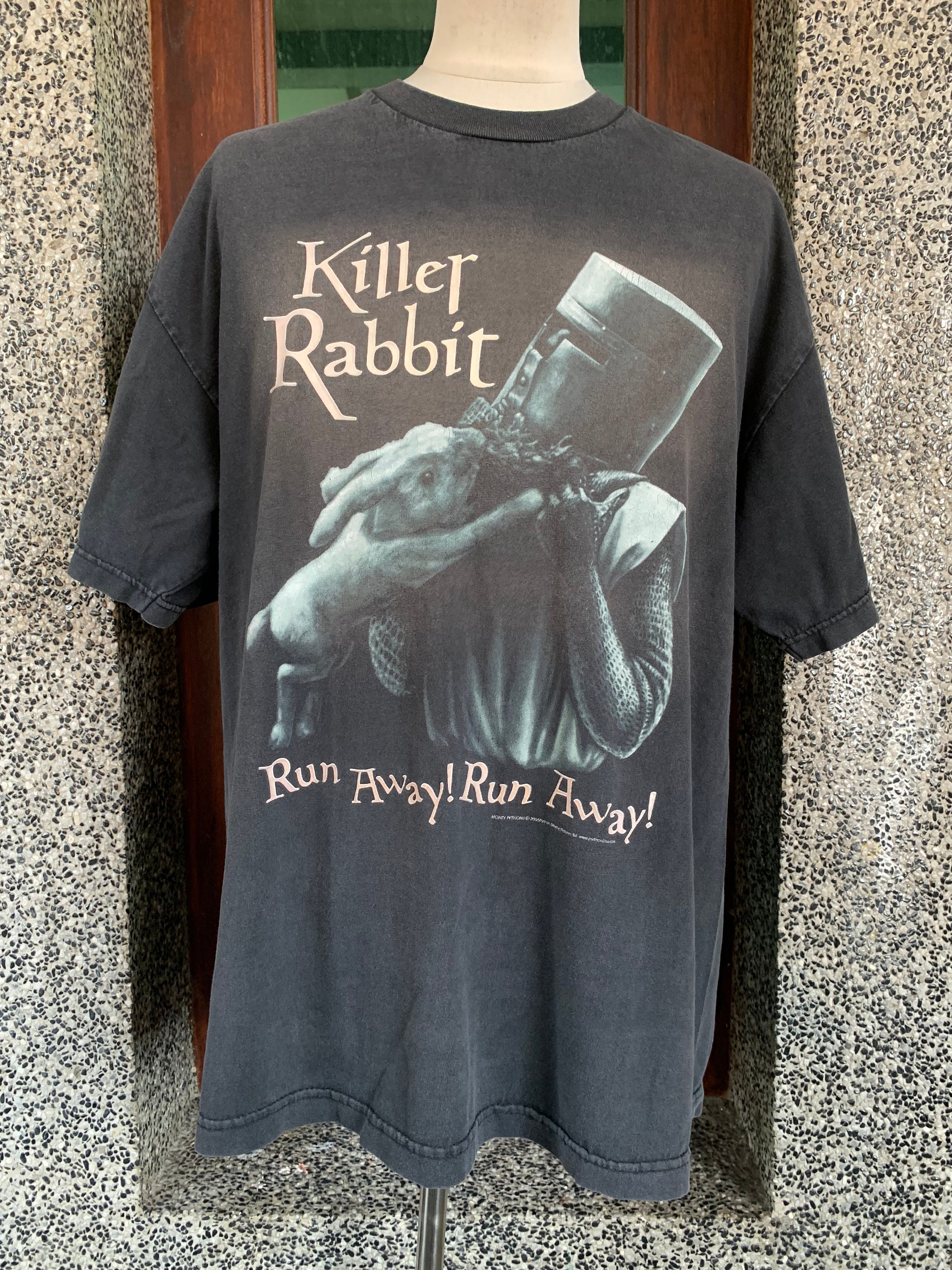 Holy Killer Bunny Monty Run Away Grail Quest Python T-Shirt Holy Killer Bunny Monty Run Away Grail Quest Python T-Shirt