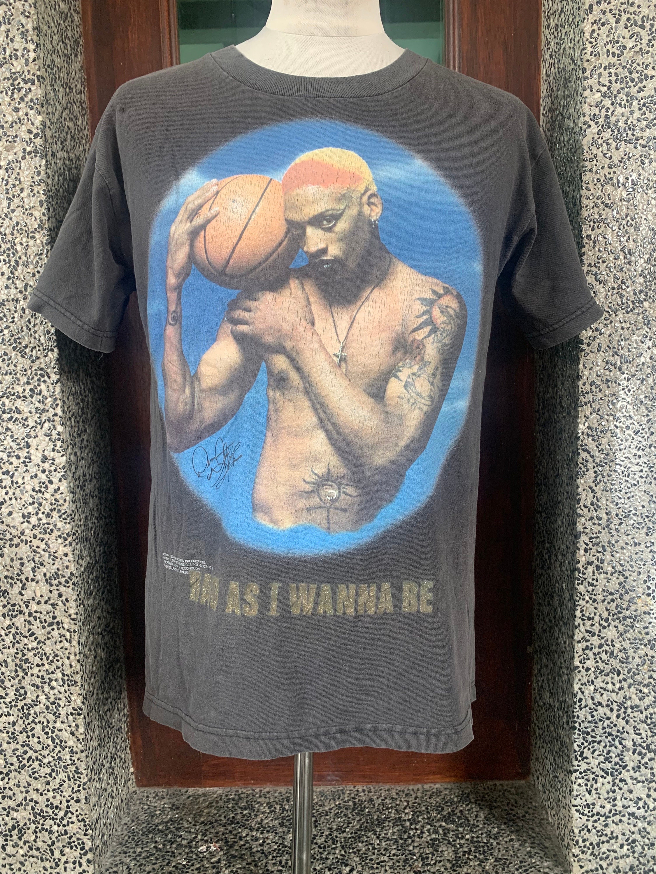 【ヴィンテージ】Dennis Rodman Tシャツ 1996年製 激レアデッドストック RODMAN ロッドマン 1996年製ビンテージTシャツ