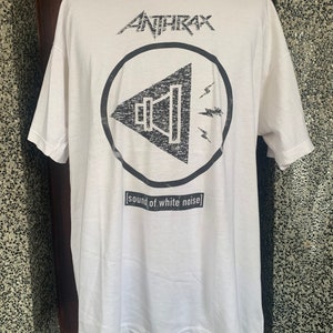 Vintage 90s Anthrax Sound Of White Noise Band T Shirt