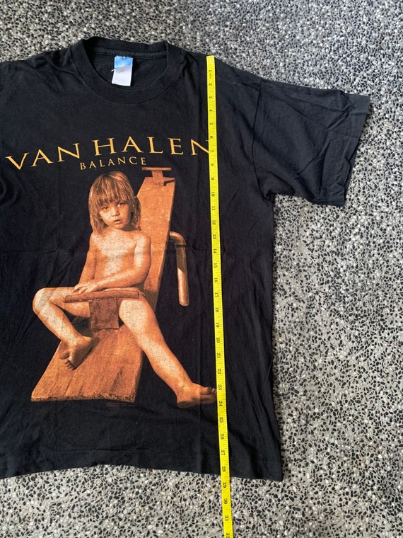 Vintage 90s Van Halen Balance World Tour 1995 Rock Band T Shirt - Etsy