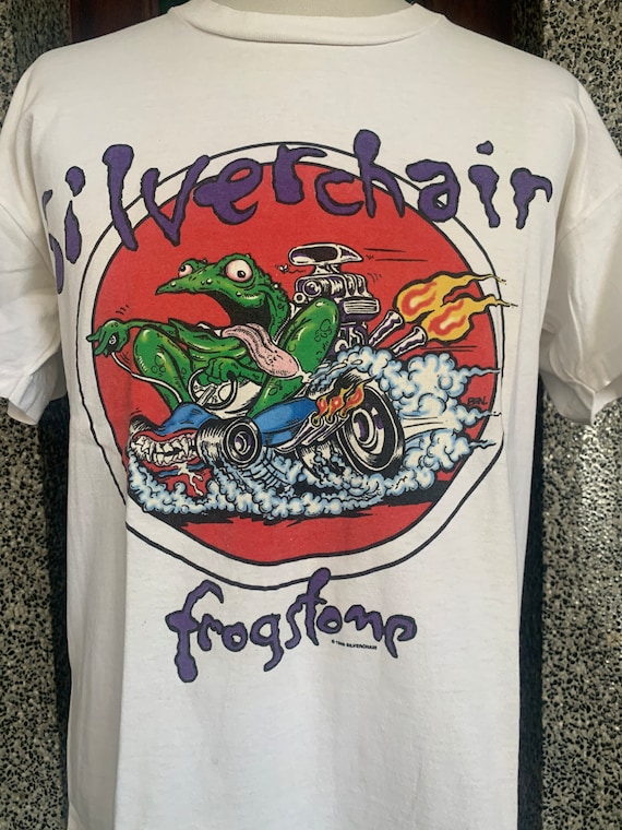 ミュージシャン Vintage Silverchair Shirt 1995 Tour Frog Vintage 1995 Silverchair Frogstomp Tour Band T Shirt (resize