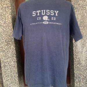 00s stussy × neighborhood print t-shirt Rare VTG STUSSY x NEIGHBORHOOD Boneyards No Quarter T Shirt