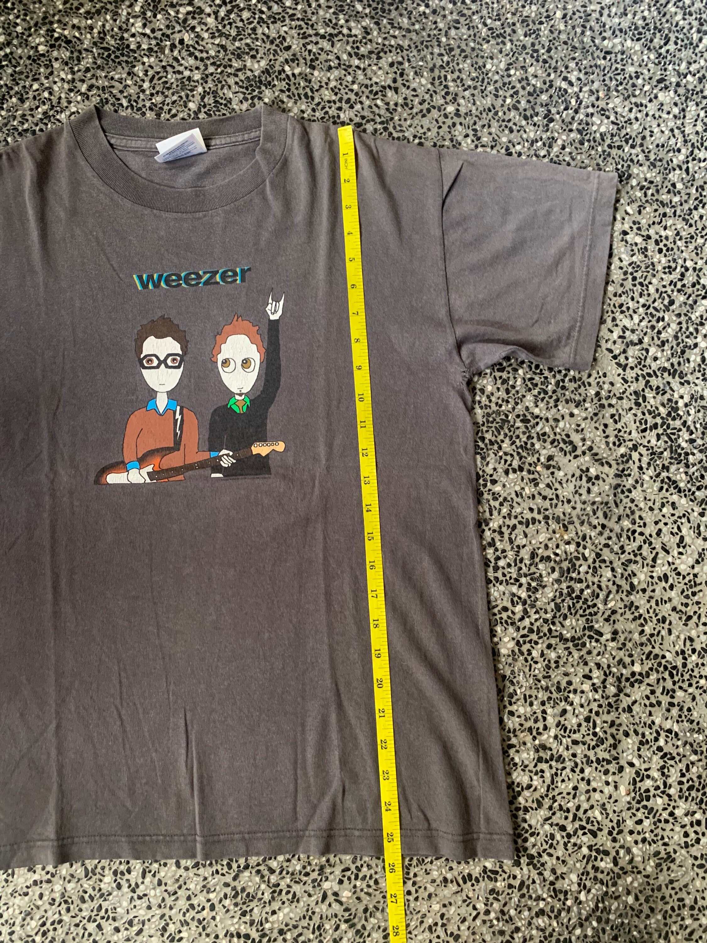 Vintage 2002 Weezer Rock Band T Shirt - Etsy