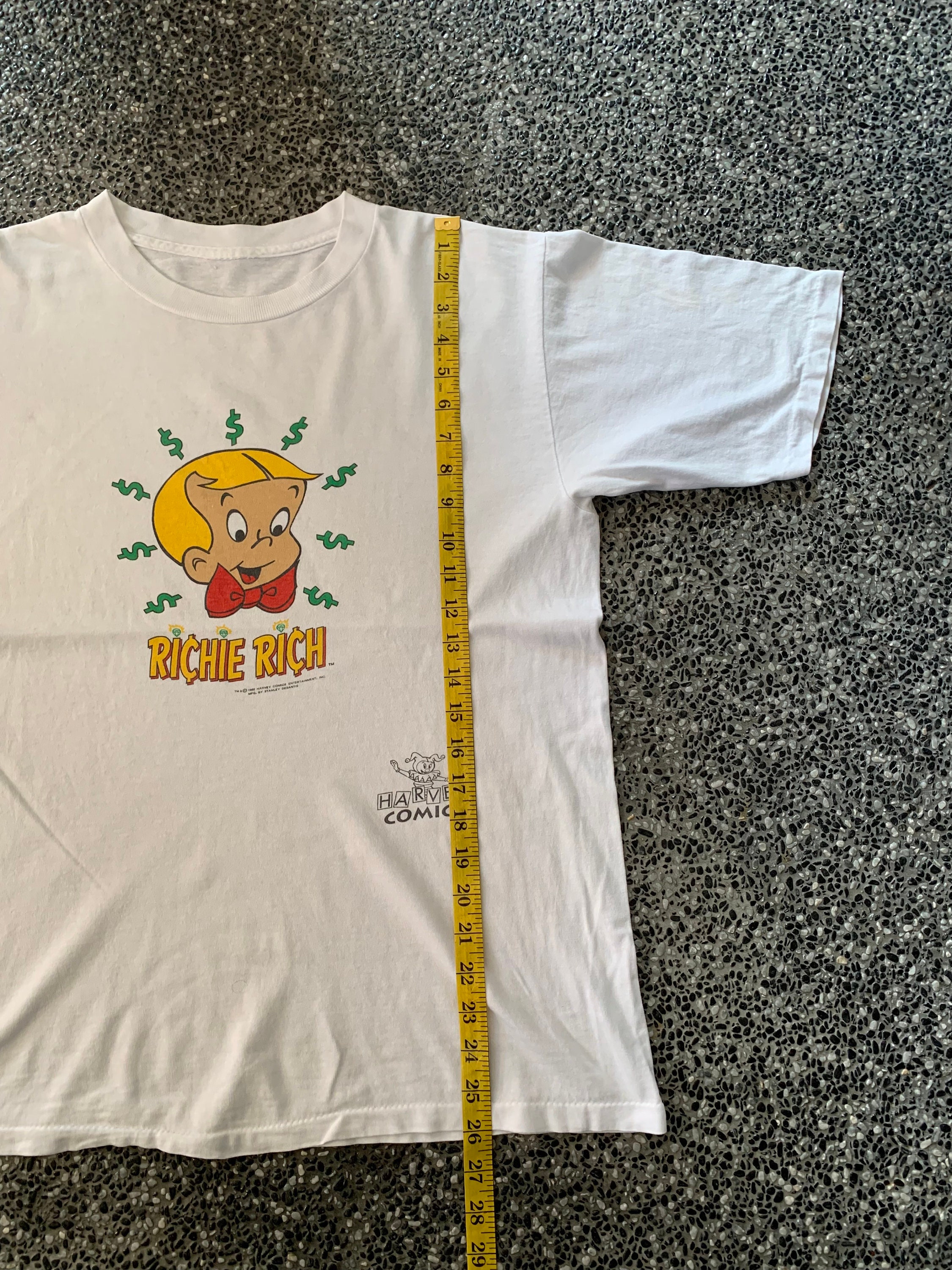 90年代のヴィンテージ リッチー・リッチ・ハーヴェイ コミック Tシャツ 