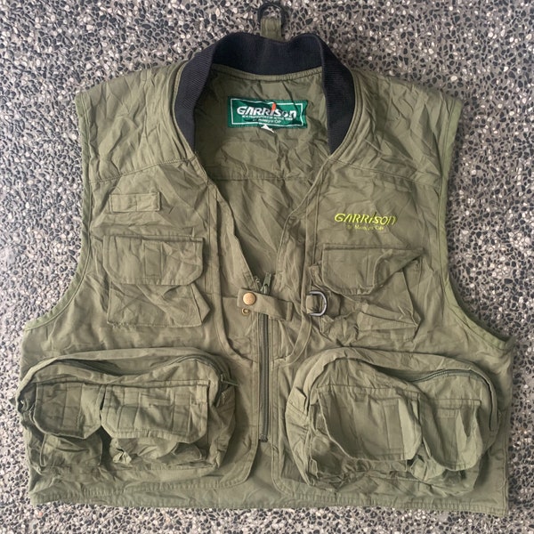 Vintage Garrison Outdoor Tactical Vest / Hunting Vest / Fishing Vest