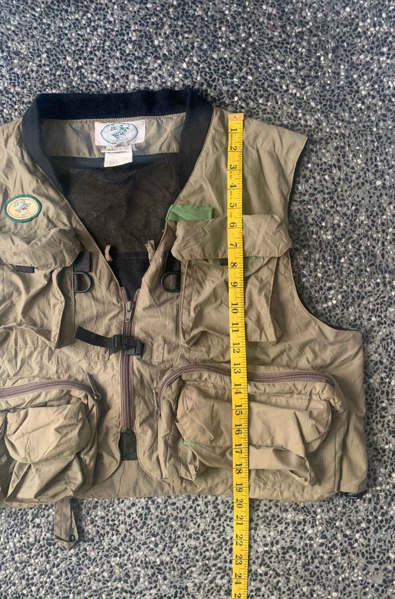 Vintage LL Bean Fly Fishing Outdoor Tactical Vest / Hunting Vest
