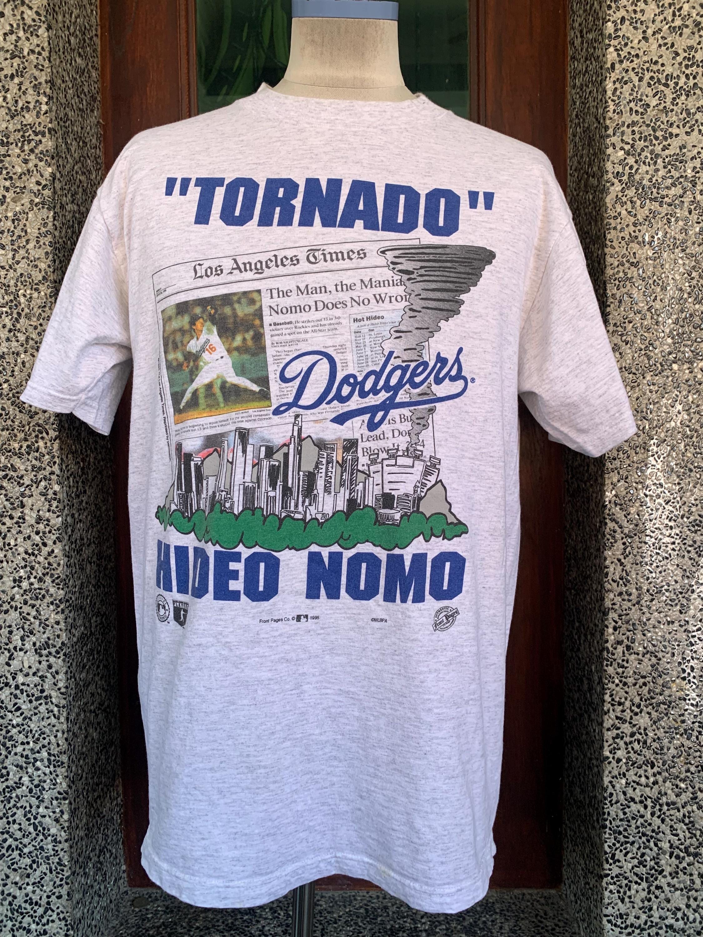 【希少】ビンテージ　ドジャース　シャツ ヴィンテージ 90年代 ドジャース MLB フロントページ 野茂英雄