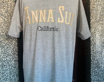 Vintage ANNA SUI Embroidered T Shirt
