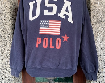 ヴィンテージ POLO by Ralph Lauren USA ポロ スウェットシャツ - Etsy