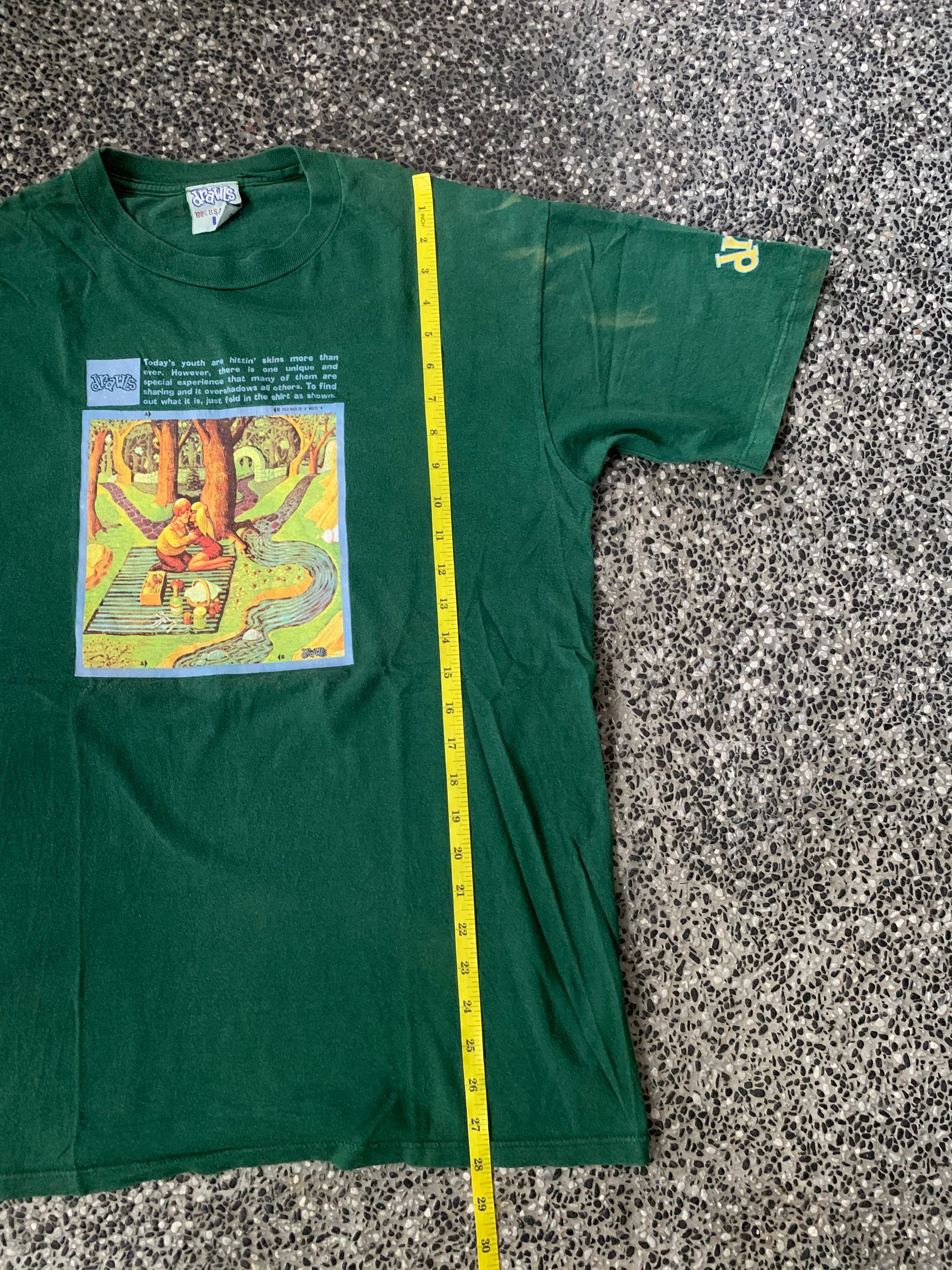 90s drawls Tシャツ Vintage 90s Drawls Skateboard T Shirt / Pervert / Hook Ups