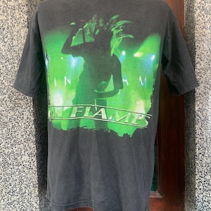 Vintage 2005 In Flames Heavy Metal Band T shirt