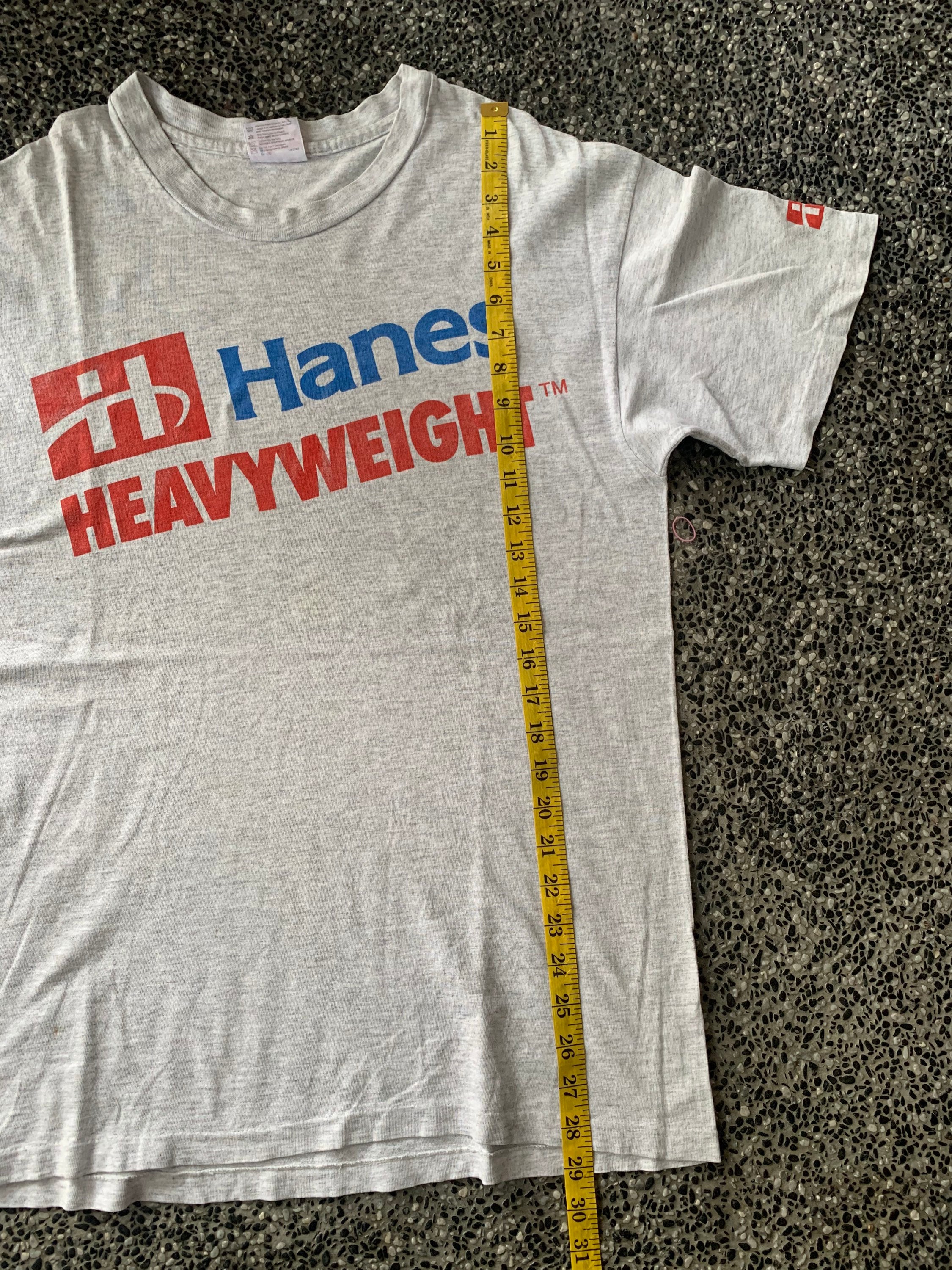 Vintage 90s Hanes Heavyweight Big Logo T Shirt - Etsy Vintage 90s Hanes Heavyweight Big Logo T Shirt - Etsy