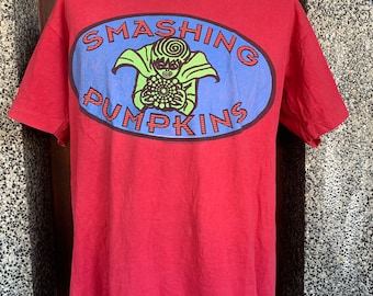 [激レア]90s〜、Smashing Pumpkins Tシャツ XL Vintage the Smashing Pumpkins T Shirt Rock Band Tee Giant