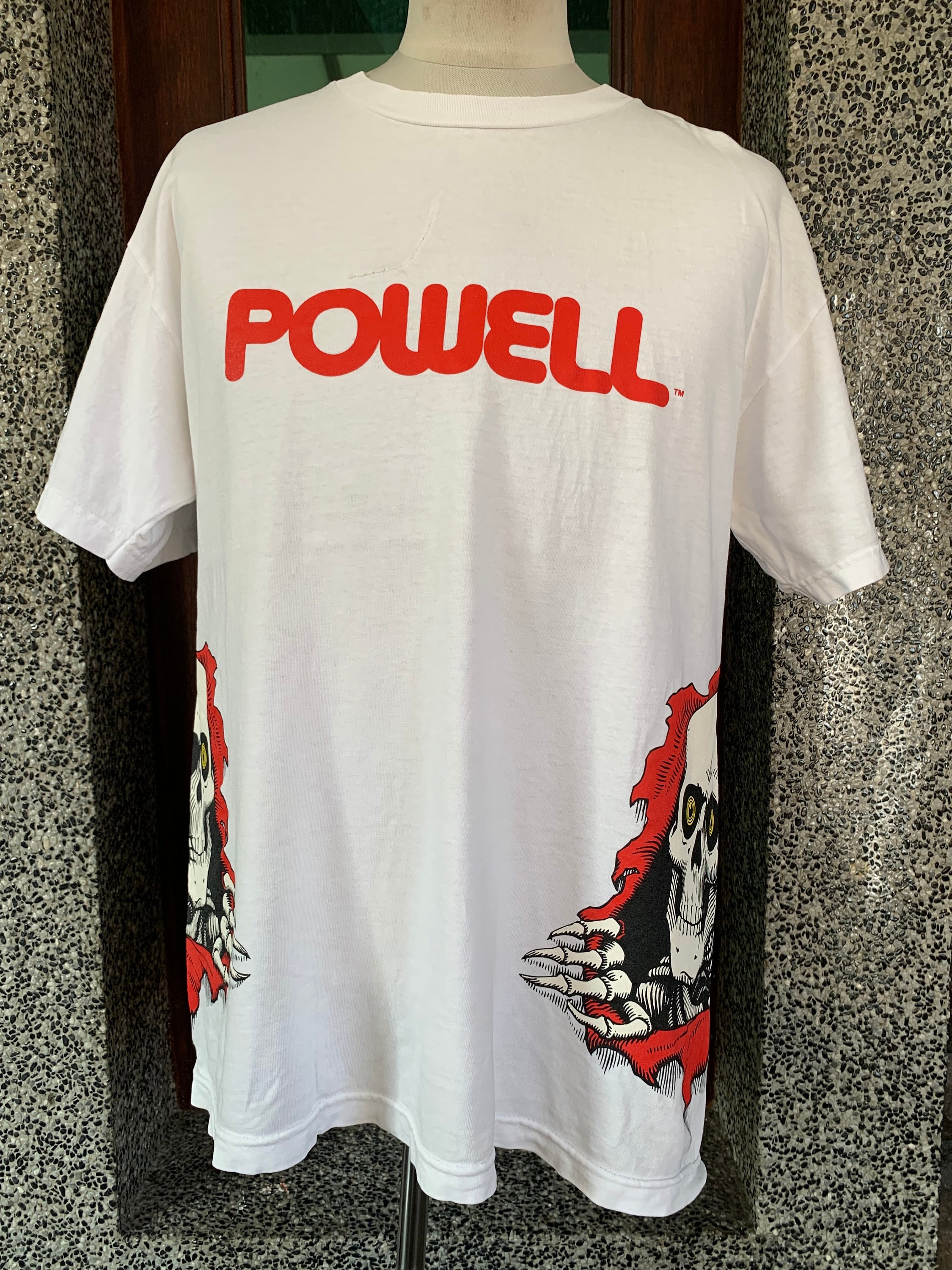 身幅55cmREAL Tシャツ 90s' powell santa cruz dogtown