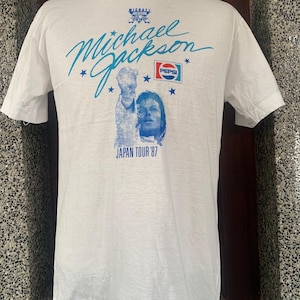 Vintage 1987 Michael Jackson Japan Tour King of Pop Pepsi