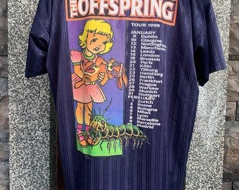 Vintage 2000 The Offspring T-shirt Punk Rock Band Black Tee