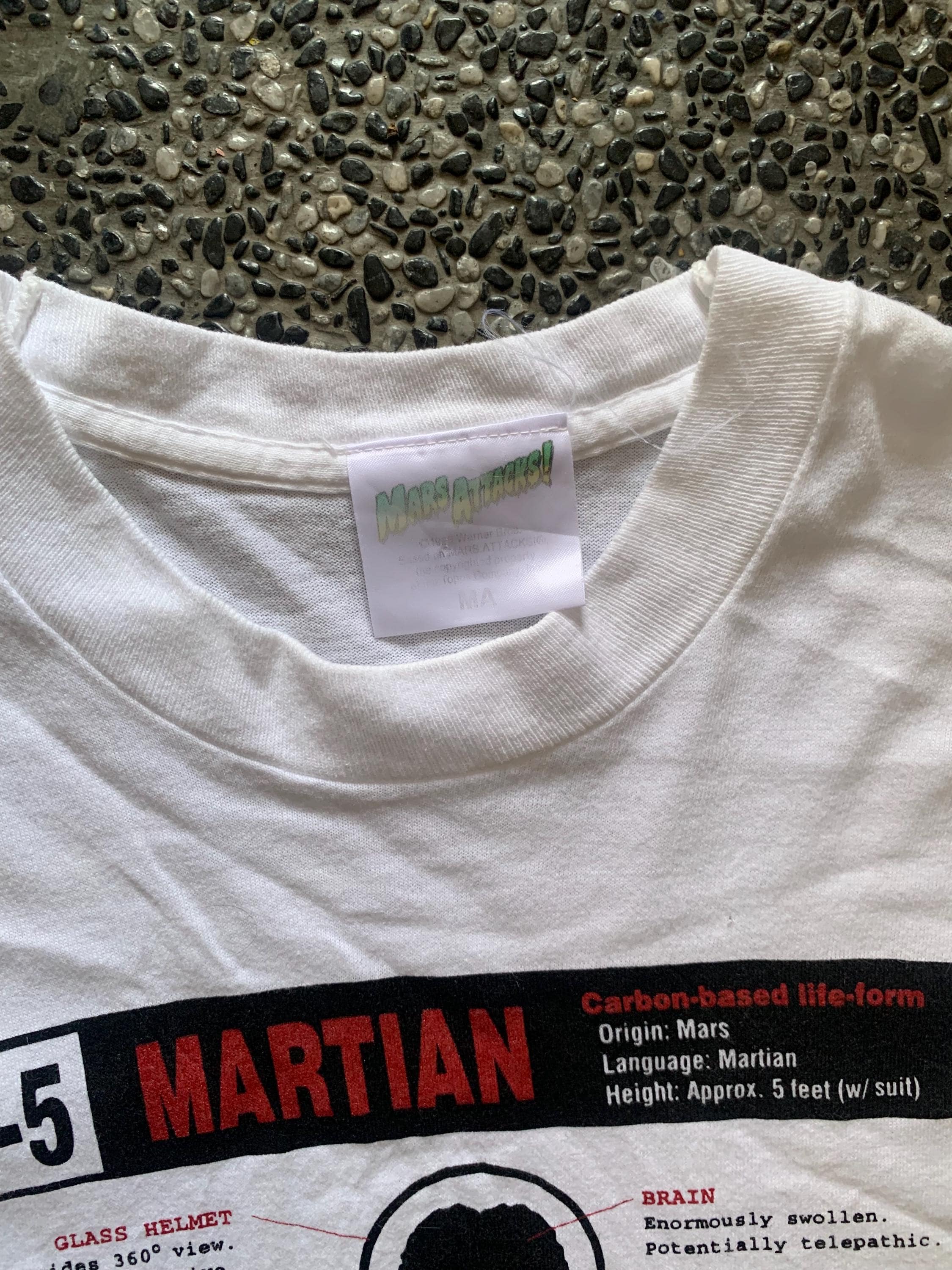 カ*ヌ様 新品 90年代 ビンテージ USA製 マーズアタック Tシャツ 映画 ヴィンテージ 90年代 マーズ・アタック ワーナー・ブラザース SF映画 T