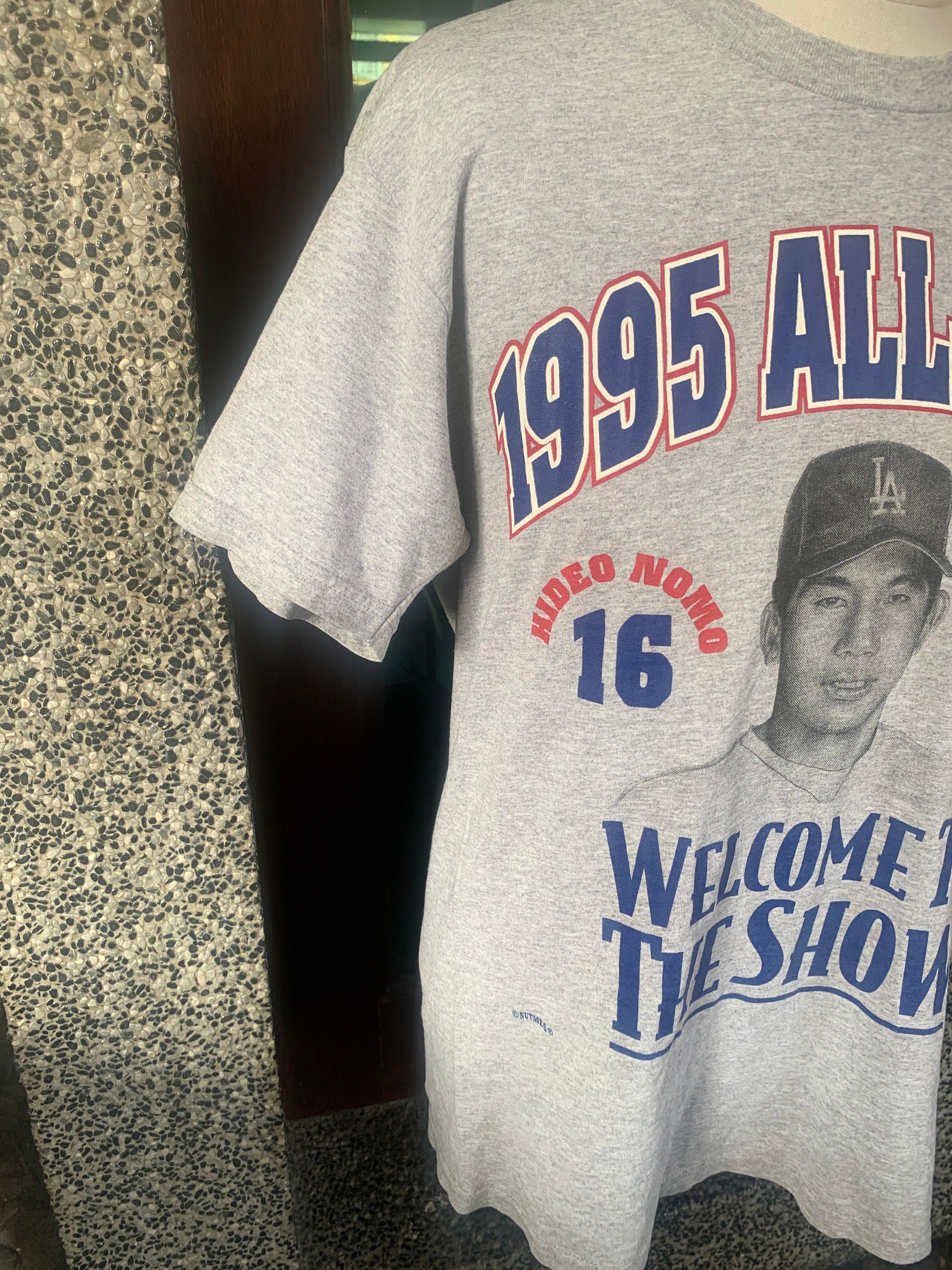 90年代ヴィンテージ 野茂英雄 オールスター ナツメグ MLB Tシャツ 