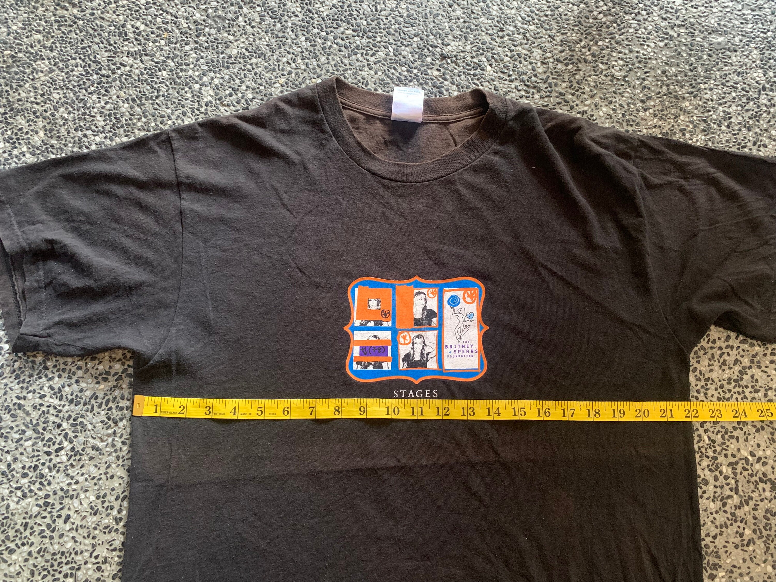ヴィンテージ 2002 ブリトニー・スピアーズ Stages 12/02/02 Tシャツ