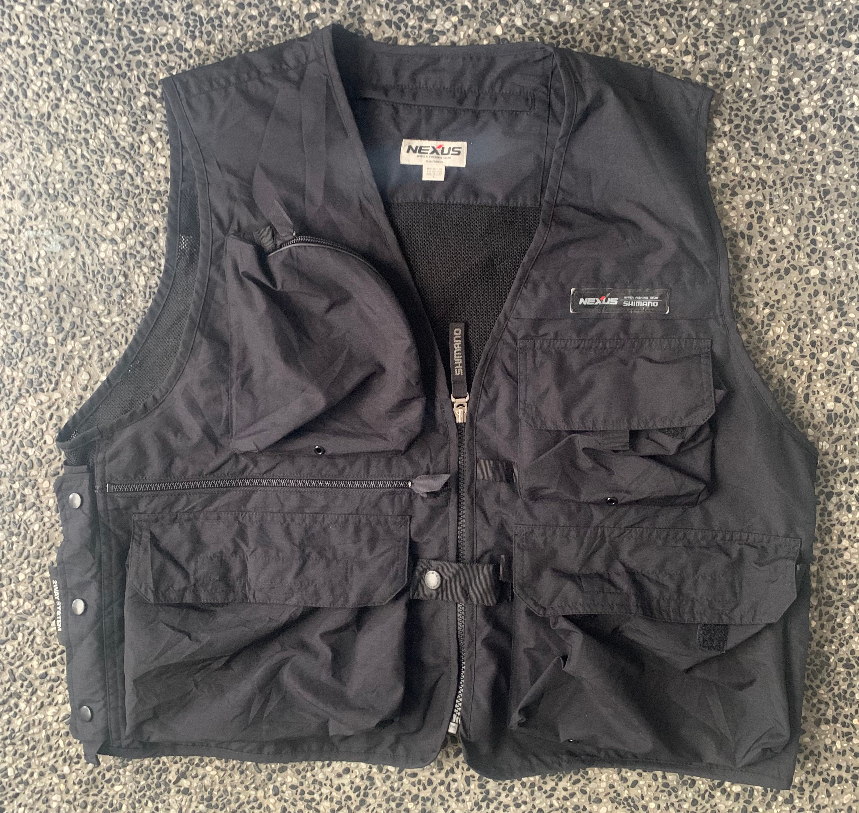 ウェア 00s OLD SHIMANO NEXUS fishing vest SHIMANO Nexus Limited Pro Vest Fishing Gear Utility Multi