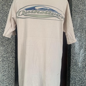 Vintage 90er Jahre Quiksilver Surf / Surfing T-Shirt