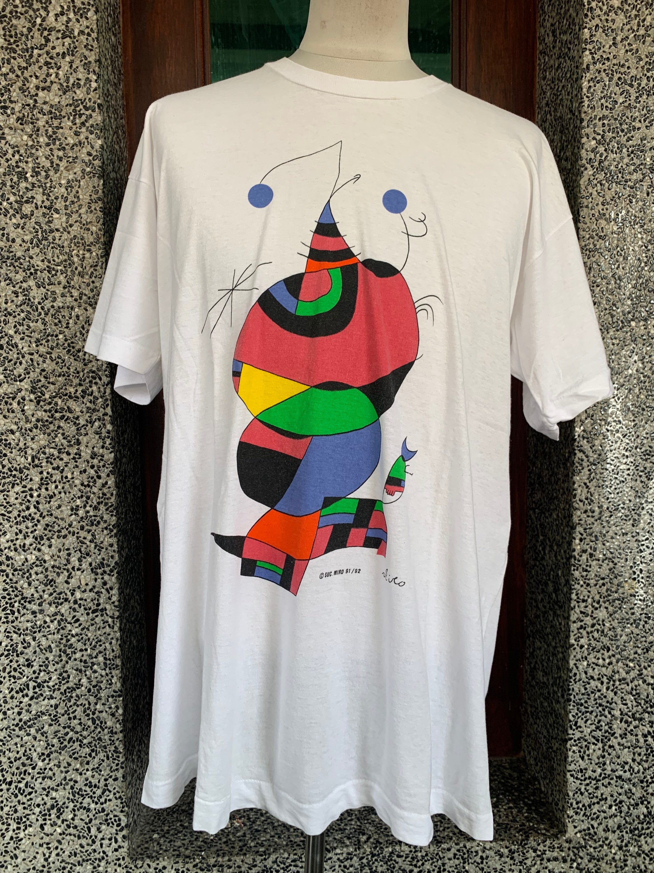 Vintage 90s Miro Artwork T Shirt / Vintage Art T Shirt - Etsy