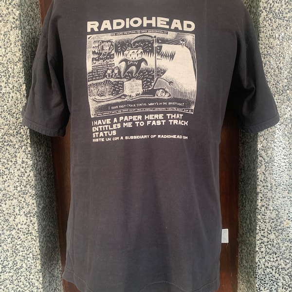 Vintage Radiohead English Rock Band T shirt