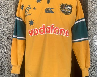 Vintage Canterbury of New Zealand Rugby Green Polo Rugby
