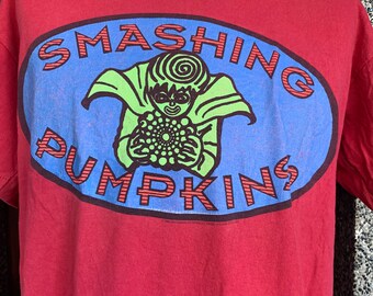 Vintage 1994 Smashing Pumpkins Rock Band T Shirt - Etsy