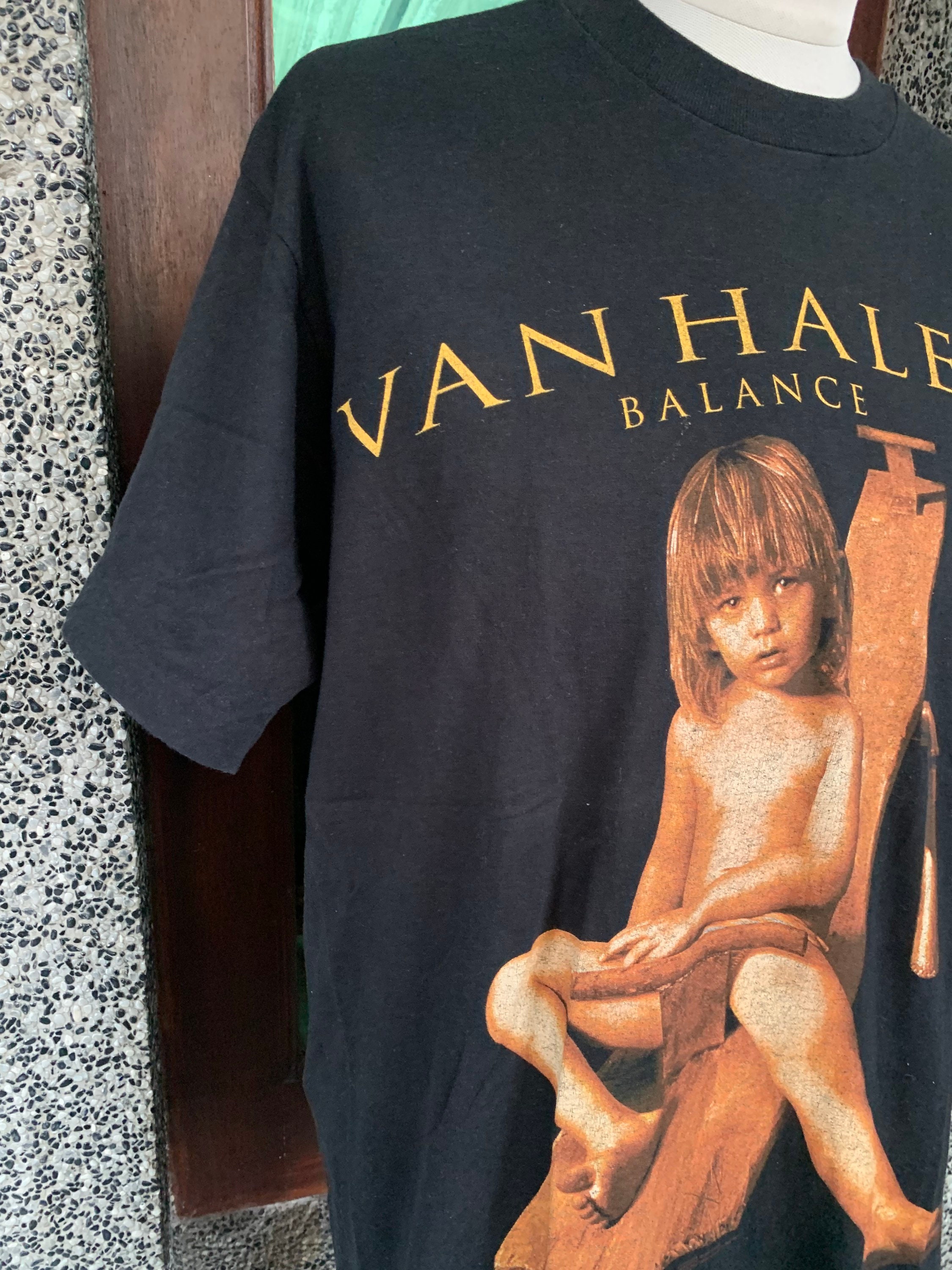 Vintage 90s Van Halen Balance World Tour 1995 Rock Band T Shirt - Etsy