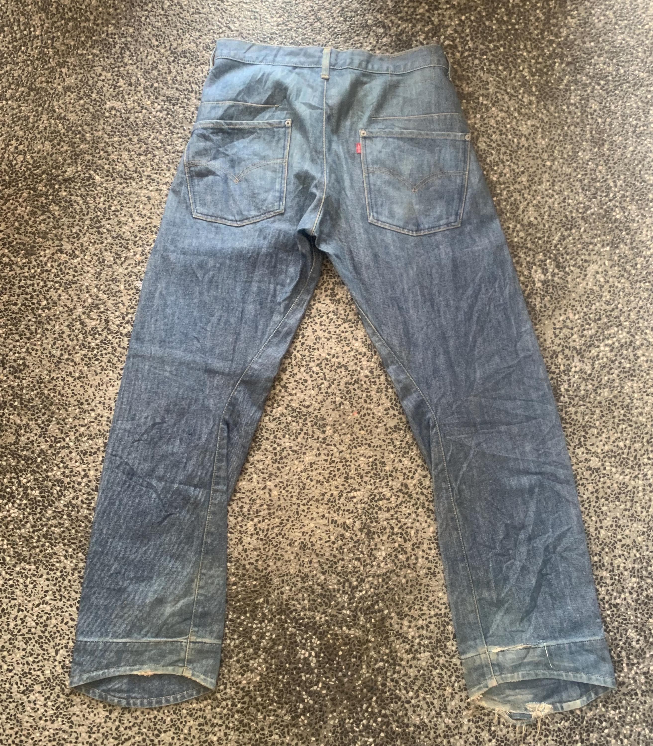 廃盤《Silver Tab》BAGGY JEANS ケミカルウォッシュ W34
