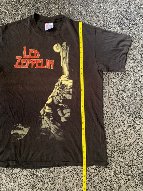 Vintage 80s Led Zeppelin Shirt / Stairway to Heaven / Tour