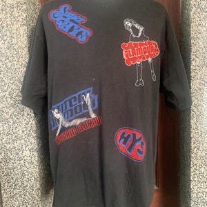 Vintage Hysteric Glamour Japanese Brand Embroidery Logo T shirt