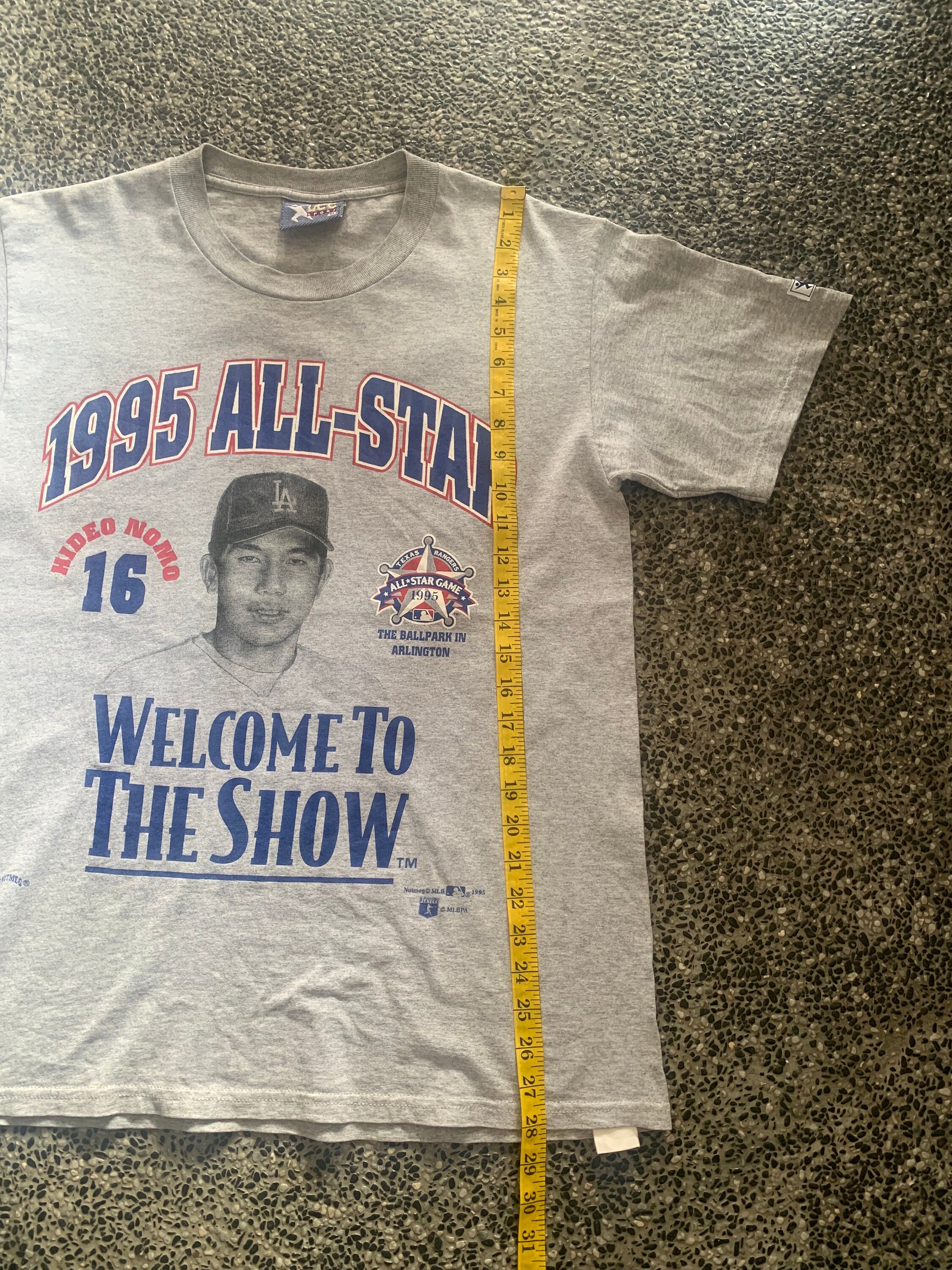 90年代ヴィンテージ 野茂英雄 オールスター ナツメグ MLB Tシャツ 