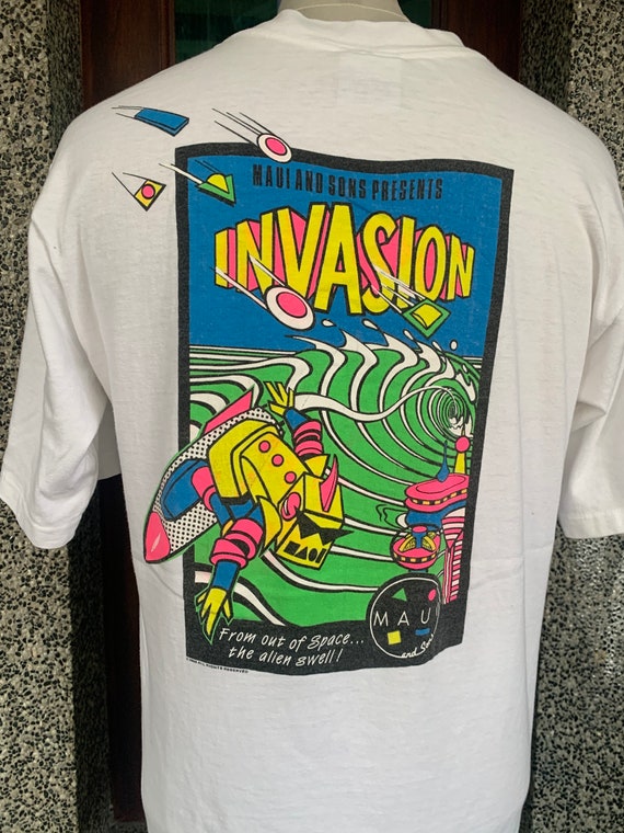 Vintage 80s Maui and Sons Invasion “ From Out of Space the Alien