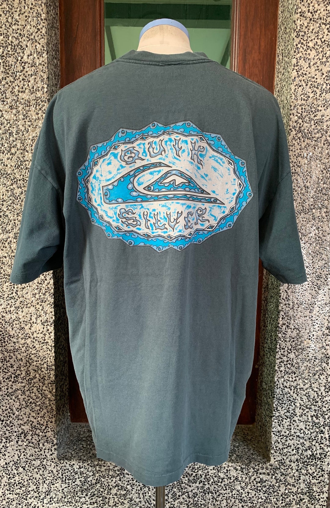 90s QUIKSILVER クイックシルバー スナップバックキャップ 帽子