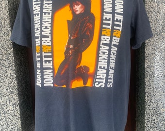 Vintage 80s Joan Jett American Rock Singer T shirt