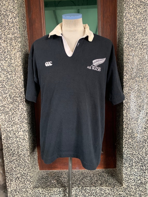 Vintage Canterbury of New Zealand All Blacks Rugby Shirt - Etsy