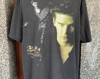 Camiseta vintage de los 90 de Buffy la Cazavampiros, drama sobrenatural