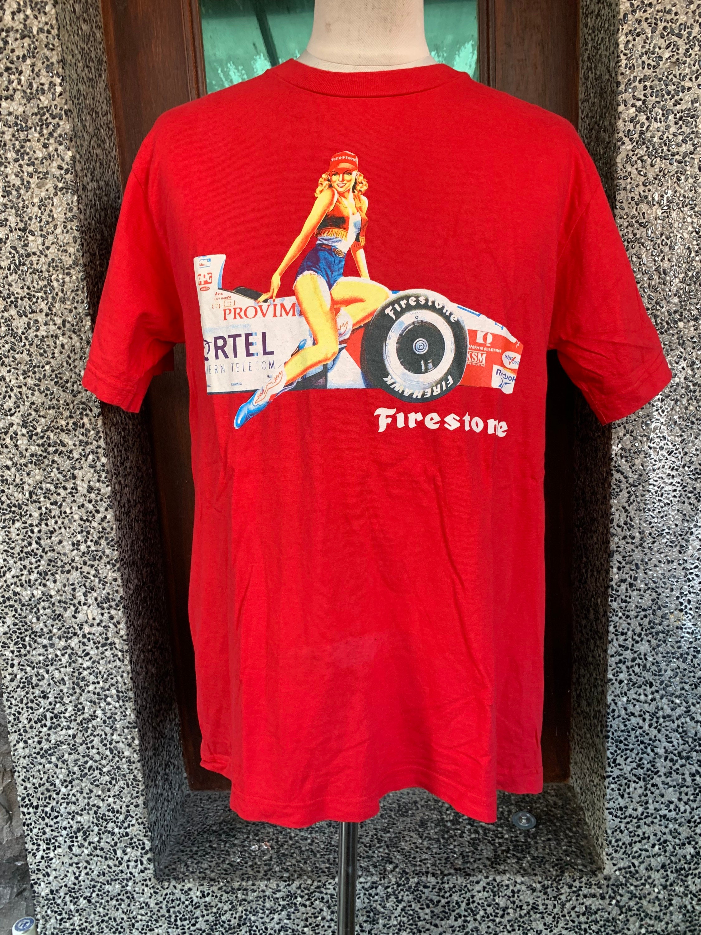 Vintage Firestone Racing T-shirt - Etsy