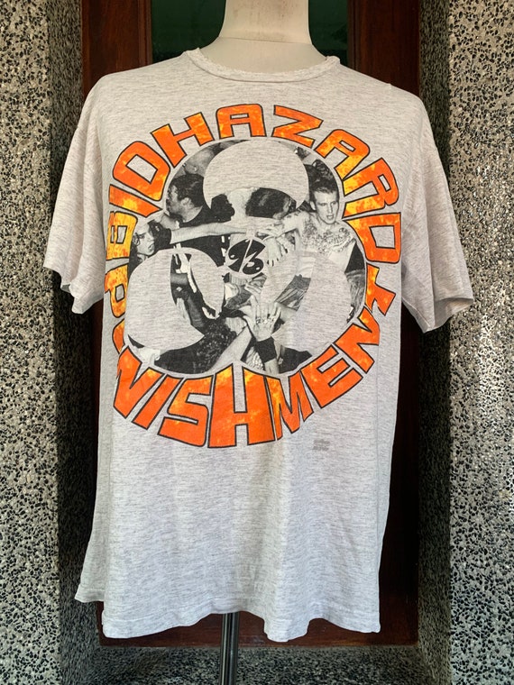 Buy Vintage 90s BIOHAZARD Punishment Tour Band T Shirt Online in 