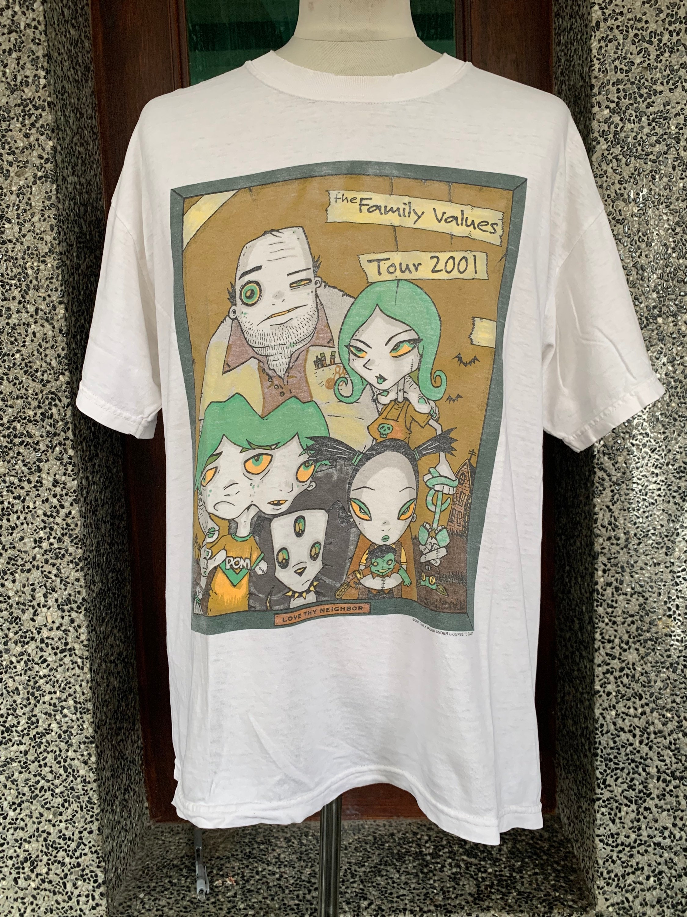 Vintage 2001 Family Values Tour T-shirt: Stone Temple Pilots