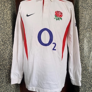 Vintage England Rugby Long Sleeve Shirt Jersey