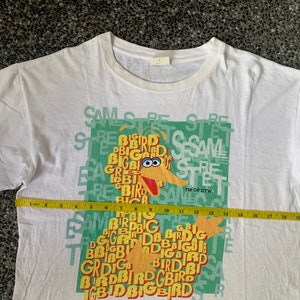 Vintage 90s Sesame Street Big Bird T Shirt Etsy Il Cqwt 